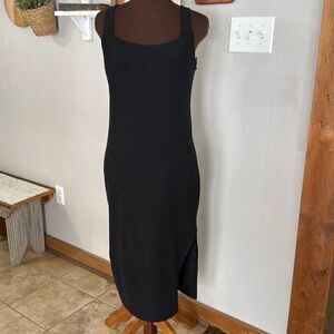 Beyond Yoga Black Midi Dress